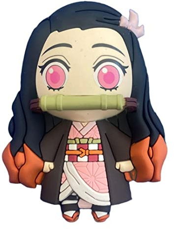 Nezuko Demon Slayer: Kimetsu No Yaiba Serie 1 3D-Schaumstoff-Sammelmagnet für Teenager, Geschenk