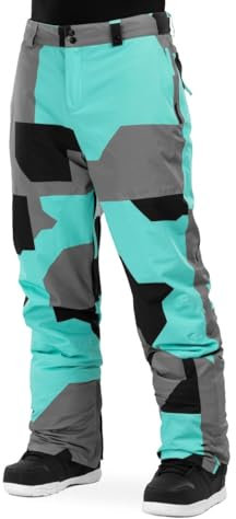 SIROKO - Snowboardhosen P1 Sleet - XL - Türkis/Grau