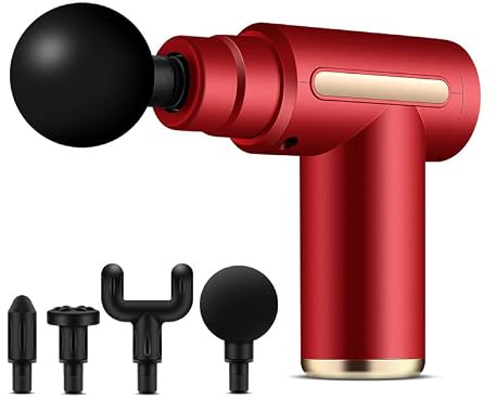 Cenocco, CC9113-RED Elektrische Mini-Massagepistole, Rot