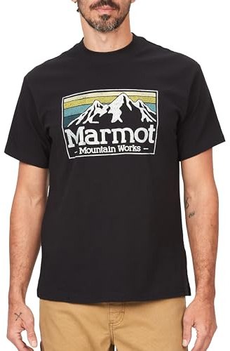 Marmot Herren Mmw Gradient Tee Ss T-Shirt, Schwarz, Large