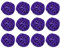 sourcing map 20 Stück Rattan Deko Dekokugel Rattankugeln, 3 mm Korbweide Rattan Kugeln Wicker Ball Wellensittich Spielzeug Vogelspielzeug für Vasenfüller Hochzeit, Dunkelviolett