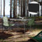 ECD Germany Alu Campingtisch Klapptisch 70x50x60 cm, Schwarz, MDF-Platte, klappbar, tragbar, leicht, Falttisch für Picknick, Camping Koffertisch mit Griff, Gartentisch Reisetisch Balkontisch Esstisch