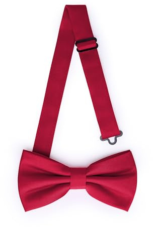 Ladeheid Elegante Herren Fliege - Hochwertig, Matt, Verstellbar, Perfekt für Hochzeit, Party, Büro. Ideal für Männer, Frauen, Teenager - Tolles Geschenk Größe 12cm x 6cm BMM