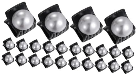 Ipetboom 24pièces Mini Pince à Cheveux Perles Accessoires De Coiffure Pour Femmes Petites Barrettes Élégantes Et Pratiques Pour Créer Des Coiffures Charmantes Et Douces