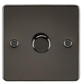 1G 2-way 10-200W (5-150W LED) Intelligent dimmer - Gunmetal