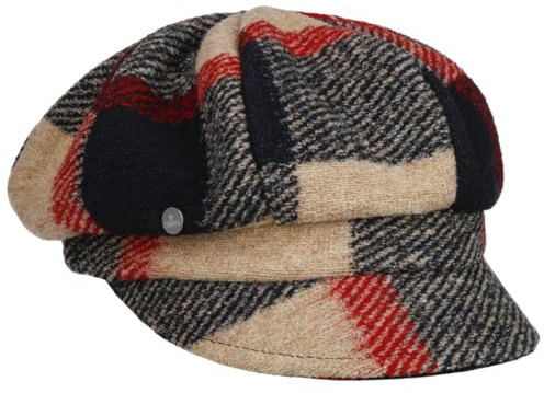 LIERYS Berretto Newsboy Jaleva Wool Donna - Made in Italy Cappellino da Lana Cappello Baker Boy con Visiera Inverno Autunno/Inverno - Taglia Unica Blu Scuro