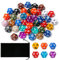 Neikafan Dadi Poliedrici 12 Facce 43 Pezzi Colorati Dadi D&D Set da Gioco 12 Facce con 1 Borse di Velluto Nero per Dungeons and Dragons DND MTG Giochi di Carte da Tavolo RPG Dadis D12