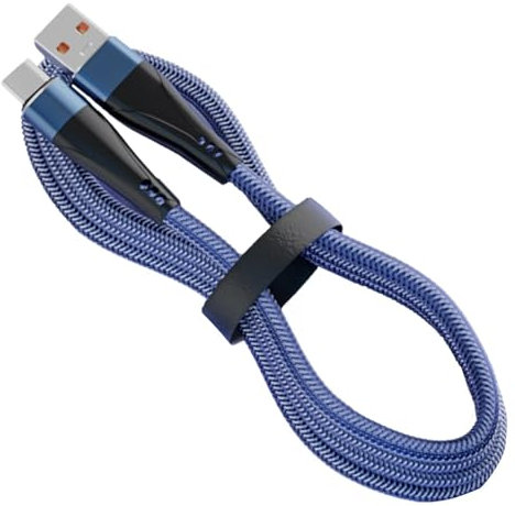 USB C Charger Cable - Generic Charger Cable, Car Charging Quick Phone Wire | Built-In Sensor Nylon Braided Lin, Fast Charge Type C Cable Phone Accessories with 10a, 120w for Type C Device Smartphone