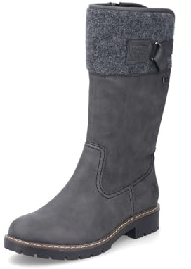 Rieker Damen Winterstiefel Y9190, Frauen Stiefel, wasserabweisend, riekerTEX