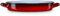 briebe Cacerola Baja Inducción 14 cm, Cazuelita Individual 0,4 L Fuente Acero Esmaltado Vitrificado, Apta Vitrocerámica, Fuego, Gas, Horno, Restaurantes/Hogar, Ignea Vintage Rojo