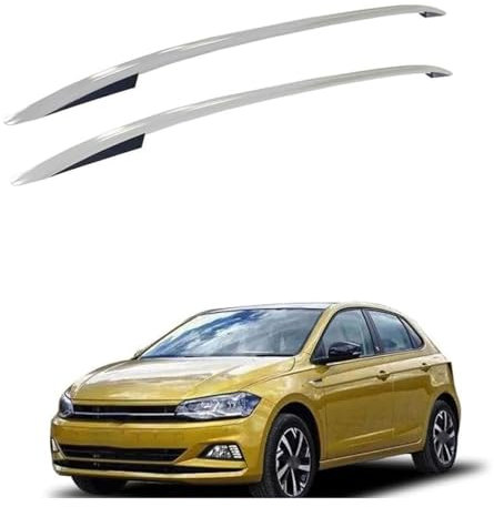 WSCDMCC Auto Dachträger für VW Polo/Longxing/Golf, 2 Stück Aluminium Dachgepäckträger Querträger Transport Zubehör