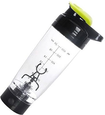 SHOWERORO Protein Bottle Shaker Mixer Electric Tornado Mix Bottle My Protein Shaker
