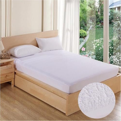 Comfort & Care Apparel Wasserdichter Matratzenschoner – Geräuschloser Frottee-Matratzenschoner – Hypoallergener, superabsorbierender Matratzenschutz mit Spannbetttuch