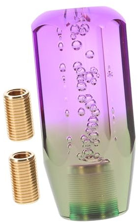 Gatuida Kristall Bubble Schaltknauf Manuelles Design Mit Octagon-form Für Einfache Installation Stilvolle Innenraum-ausstattung Kompatibel Mit Meisten Fahrzeugmodellen