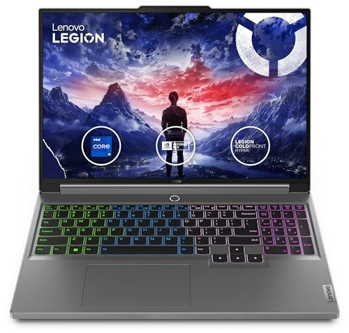 Lenovo Legion 5 16IRX9 2024 Gaming Laptop 16 WQXGA IPS 165Hz 24-Core Intel i9-14900HX 64GB DDR5 2TB SSD NVIDIA GeForce RTX 4060 8GB GDDR6 Wi-Fi 6E RGB Backlit Keyboard Win11 Pro w/ONT 32GB USB