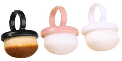 Generico Set 3 Spazzole Per Pulizia Unghie Setole Morbide Spazzola Per Manicure e Rimozione Attrezzatura Per Onicotecniche e Unghie Design Compatto e Leggero