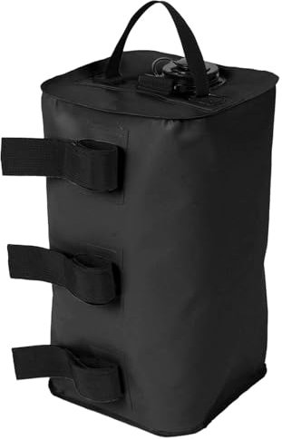 Heavy Duty Sandbags Black, Weighted Bags Set, Portable Windproof Sandbags, F7.87 * 12.6 Inches or Securing Tents, Gazebos, Outdoor Shelters, Camping, and Events Material: PVC