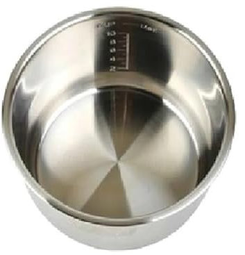 1 Marmite Intérieure En Acier Inoxydable De 6 Litres. Compatible Avec Instant Pot IP-POT-SS304-60