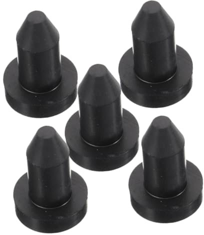 Mipcase 5pcs Kayak Drain Plugs Rubber Boat Drain Stoppers for Fishing Accessories