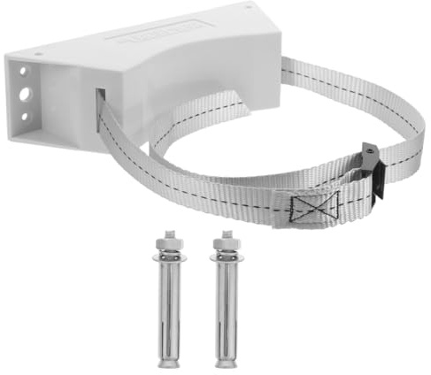 MUCKLILY Wall Mounted Gas Cylinder Holder Cylinder Bracket for Oxygen and Tanks Construction Space Saving Design for Secure Storage