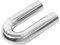 51mm 57mm 63mm 89mm Außendurchmesser Edelstahl Universal-Auspuffrohr Mit Dornbiegung 180-Grad-Auspuffrohr Abgasrohrleitungen(1pc 63mm)