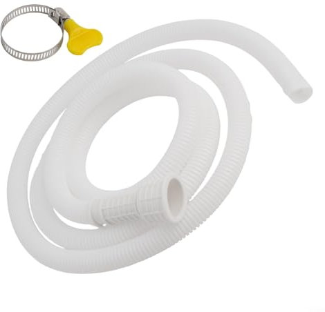 AC Ablaufschlauch Ersatz für Klimaanlage und Waschmaschinen, Schlauch mit Klemme für sicheren Anschluss