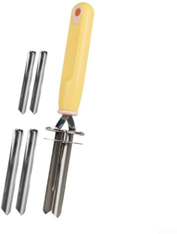 23cm Stainless Steel Adjustable Fruit Corer and Pitter Set for Apples Pears Cherries Kitchen Tool Ergonomic Handle Easy Clean Dishwasher Safe