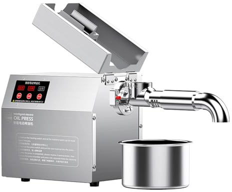 MANYOUYOU 820w Oil Press Machine, Kitchen Oil Press Machine Electric Automatic Oil Press Industrial Oil Pressing Machine Nuts Seeds Oil Presser