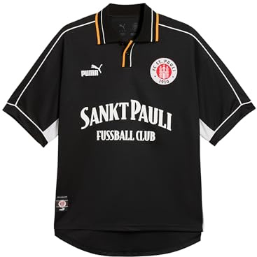PUMA FC St. Pauli Retro Trikot schwarzweiss, L Herren