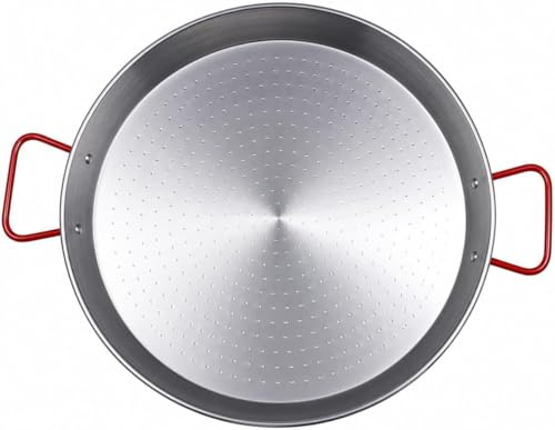 Delicioso 60cm Polished Steel Paella Pan