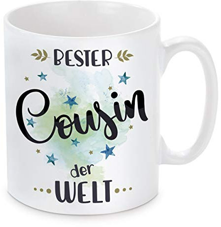 Tasse mit Motiv Modell: Bester Cousin der Welt