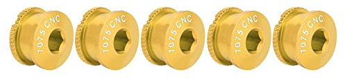 Alomejor Pernos de manivela Pernos y Tuercas de Plato de bielas de aleación de Aluminio para Bicicletas de Carretera de montaña al Aire Libre(Gold)