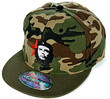 Redbridge Unisex Red Bridge Logo Cap Fitted oder Snapback Basecap Che Guevara Signature Bestickt Camouflage - Snapback One Size