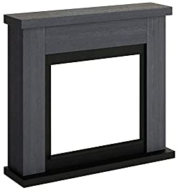 Tagu FM461-GR1 Cornice decorativa in legno Grigio Frode per caminetto elettrico da incasso Dimensioni LxPxH 99x25x88,3 cm