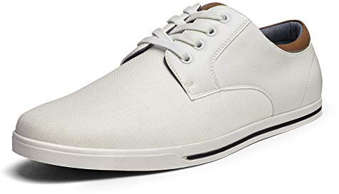 Bruno Marc Mens Trainers Causal Shoes,Size 9,White,RIVERA-01