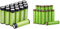 Amazon Basics AA-Batterien, wiederaufladbar, vorgeladen, 16 Stück (Aussehen kann variieren) & AAA-Batterien, 800 mAh, wiederaufladbar, 16 Stück