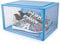 BITUXX LEX21 Schuhbox Stapelbar Aufbewahrungsbox Kunststoffbox Schuhkasten Schuhkarton Schuhorganizer bis Gr.47 (Blau, 6er Set)