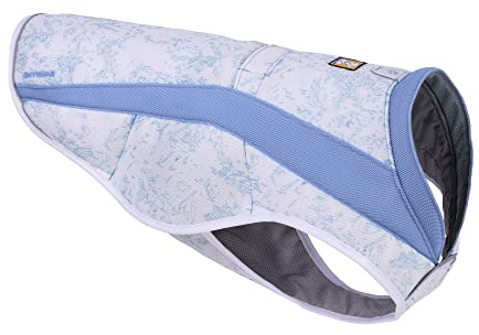 RUFFWEAR Swamp Cooler Vest, Dog Jacket for Hot Weather, SPF 50+, Maximum Coverage, Cooling Cover with Harness/Lead Portal, Sun Protection to Keep Pets Cool, Heliotrope Purple (Small, 56-69 cm)