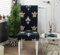 Stuhlhussen 1er Set / 2er Set / 4er Set / 6er Set, Universal Stretch Stuhlbezug Moderne Elastische Abnehmbar Waschbar stuhlhusse für Familie Hotel Bankett Hochzeit Partys Deko（Schwarze Krone-1 PCS)