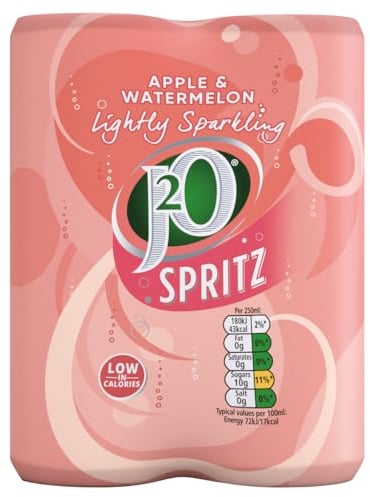J2O Spritz Sparkling Apple & Watermelon Can 4 x 250ml