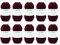 Gründl Wolle King Cotton - dicke Wolle zum Stricken - Strickgarn - Häkelgarn - weich und hautfreundlich - 55 % Polyacryl, 45 % Baumwolle - 10 Knäuel 50 g / 78 m - Nadelstärke 6-7 - burgundy