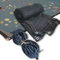 GOJLEX Rete di copertura per piscina con corda, rettangolare, per piscine interrate, invernali, fuori terra, con bordo di rinforzo, tagliabile (5 x 12 m)