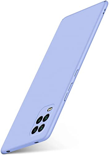 moex für Xiaomi Mi 10 Lite 5G Hülle Ultra Dünn, Schutzhülle mit erhöhtem Kameraschutz, Slim Cover Hardcase Backcover, Dünnste Handyhülle Minimalistisch Alpha Case, Pastell Flieder