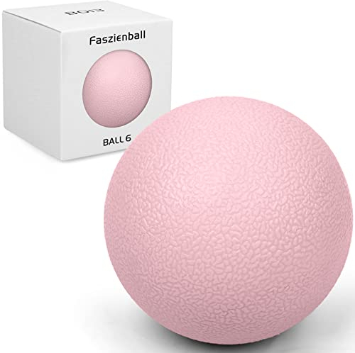 B013 Faszienball Massageball Set - Hochwertige Faszienbälle zur effektiven Selbstmassage, Entspannung & Schmerzlinderung - Massage Ball für Triggerpunkttherapie, Sport, Yoga & Fitness (Rosa)