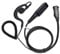 UAYESOK G Form Walkie Talkie Ohrhörer Kopfhörer mit Mikrofon Ohrhaken Two Way Radio Multi Pin Headset mit PTT Mikrofon für Sepura STP8000 STP9000 STP8238 (Tetra) SC20 SC21 Security Polizei Funk