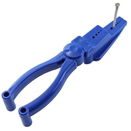 FEISIDUNWSF Nail Pliers Holder Multiple Grooves Hammering Safety Pliers Anti Slip Screw Fixer for Household and Construction Nail Tool