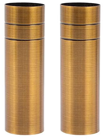 Uonlytech 2 Stücke Kristall Kronleuchter Kerzenhülsen Kerzenhalter Messing Hülsen Gold Kerzenfassung Kerzenhülle Fassungshülse für LED Kerzen Wandleuchte Lampe H?ngelampe Lampenschirm
