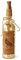 Horror-Shop LED Silberglas Flasche - Rabenfedern