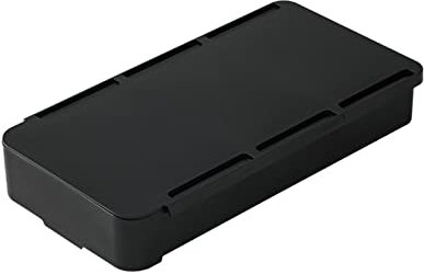 YANGLY Invisible Drawer Storage Box with Lid Pull Out Under Desk Mini Drawer