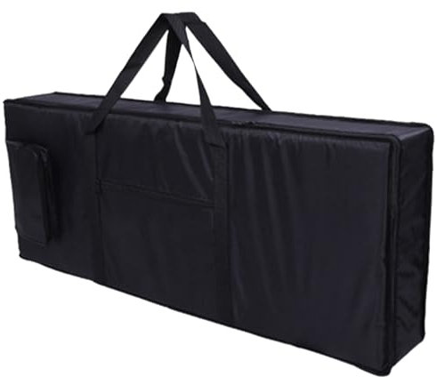 Maodom Étui pour Clavier 61 Touches,Sac pour Clavier 61 Touches - Housse de Protection pour Sac de Transport avec Sangles | Étui de Piano électrique portatif Anti-Choc imperméable rembourré, Stockage